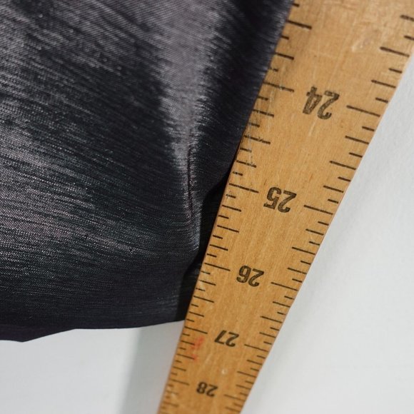 Black Evening Dress Small Mini Strapless Ombre Floral Tulip Cocktail Party Satin - Picture 7 of 12